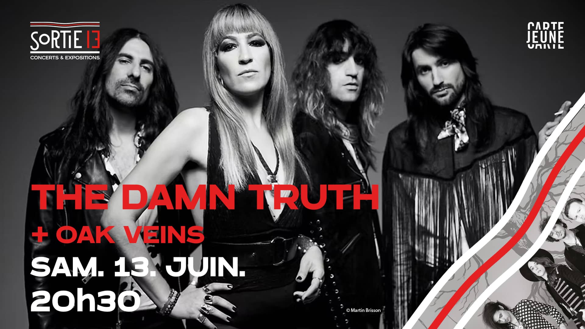 The Damn Truth + Oaks Veins