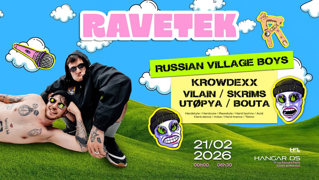 RAVETEK // RUSSIAN VILLAGE BOYS - KROWDEXX - VILAIN ...