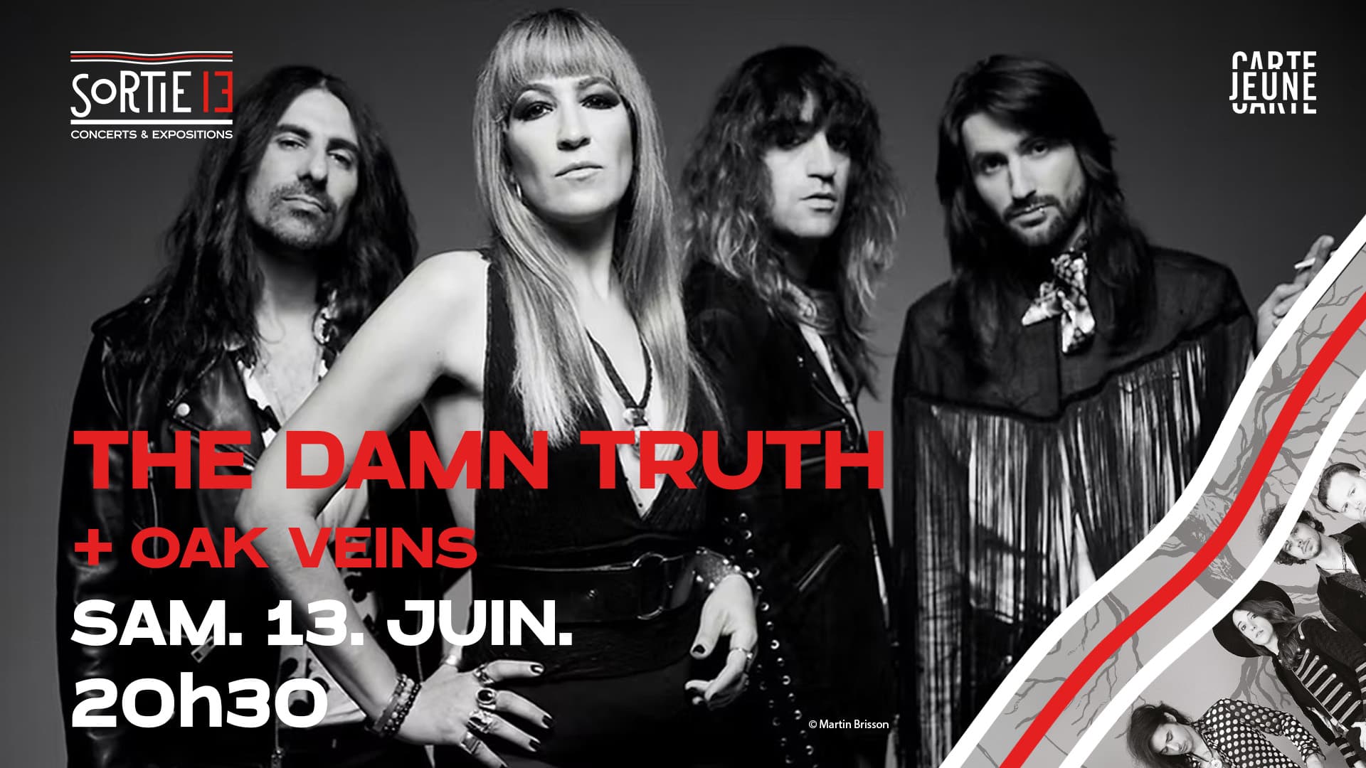 The Damn Truth + Oaks Veins