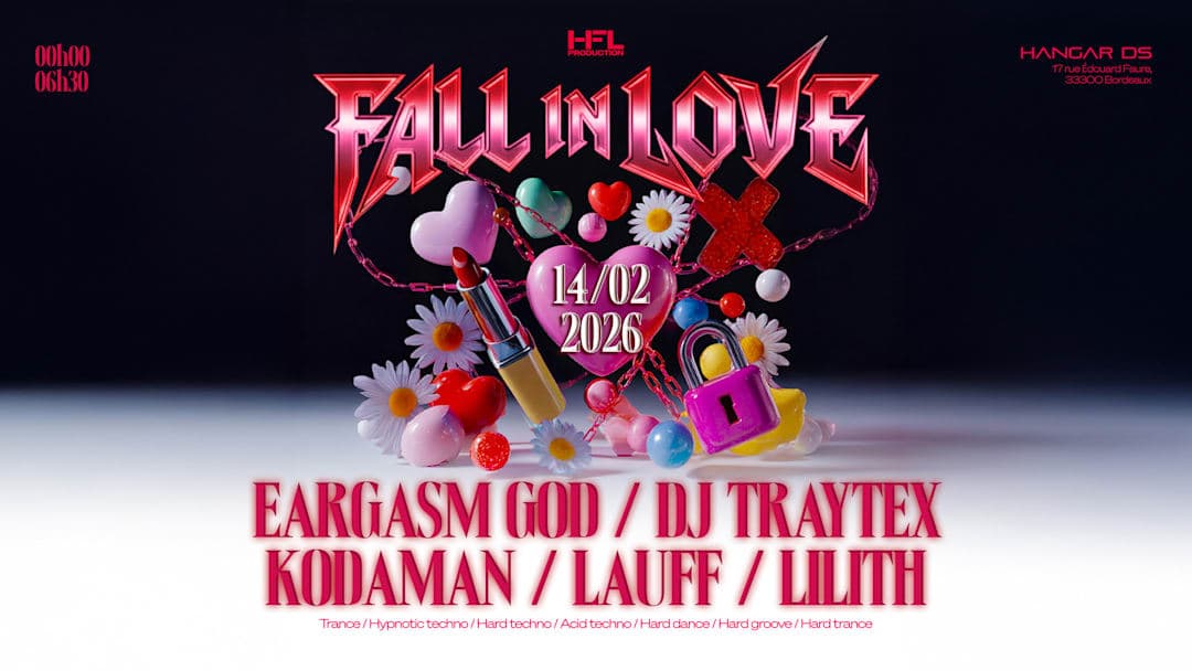 FALL IN LOVE // EARGASM GOD - DJ TRAYTEX - KODAMAN - LÄUFF