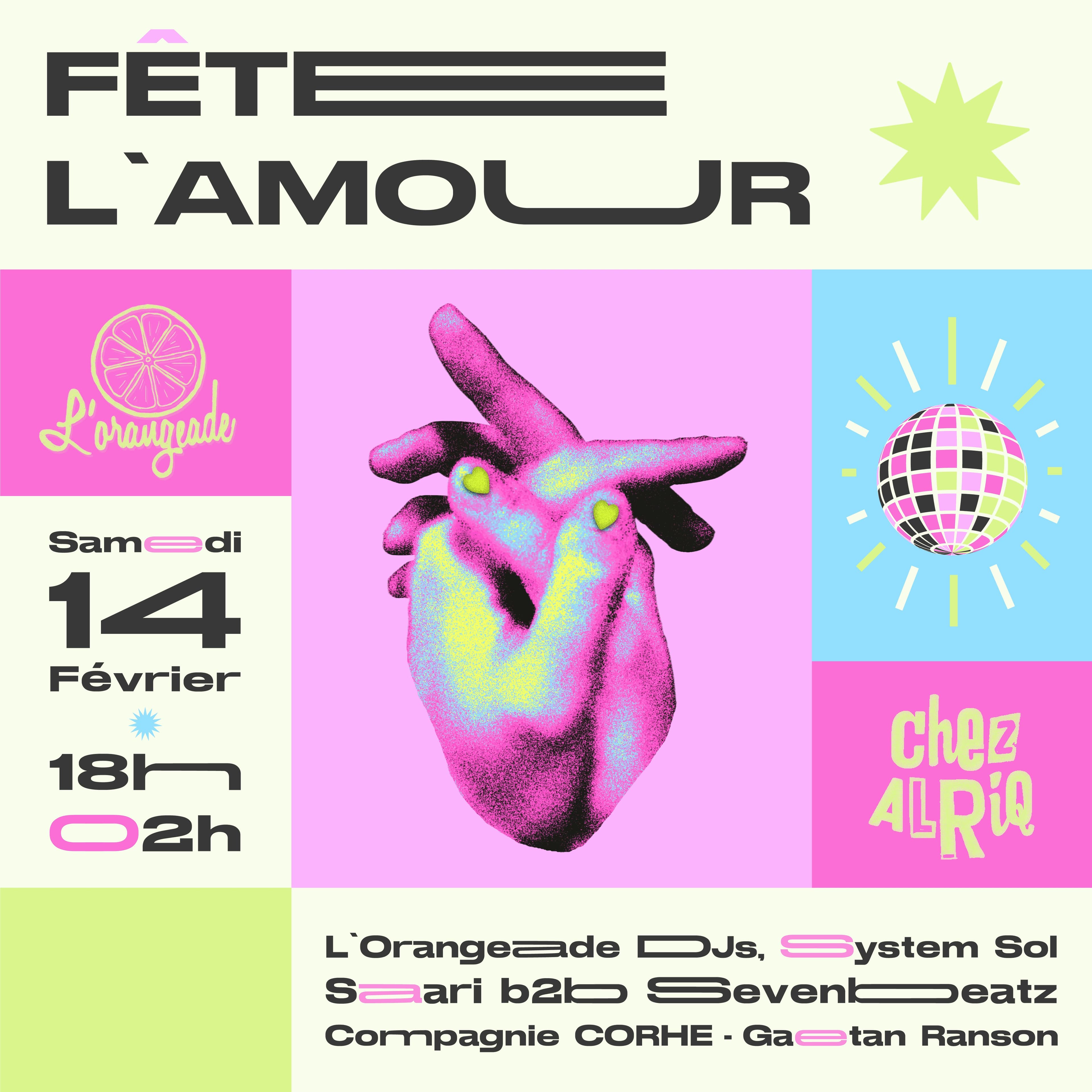 Fête l'Amour, by l'Orangeade