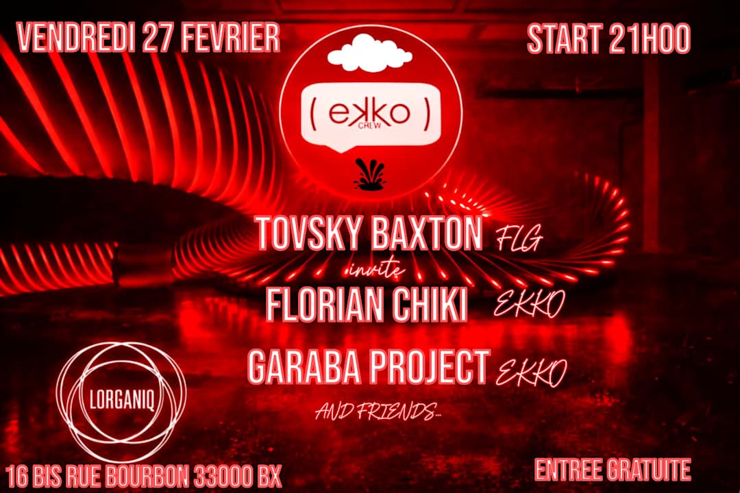 LOCK THE DATE - TOVSKY Invite EKKO CREW.