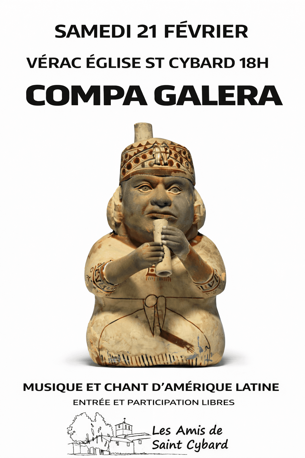 Récital COMPA GALERA : Musique et Chant d'Amérique Latine