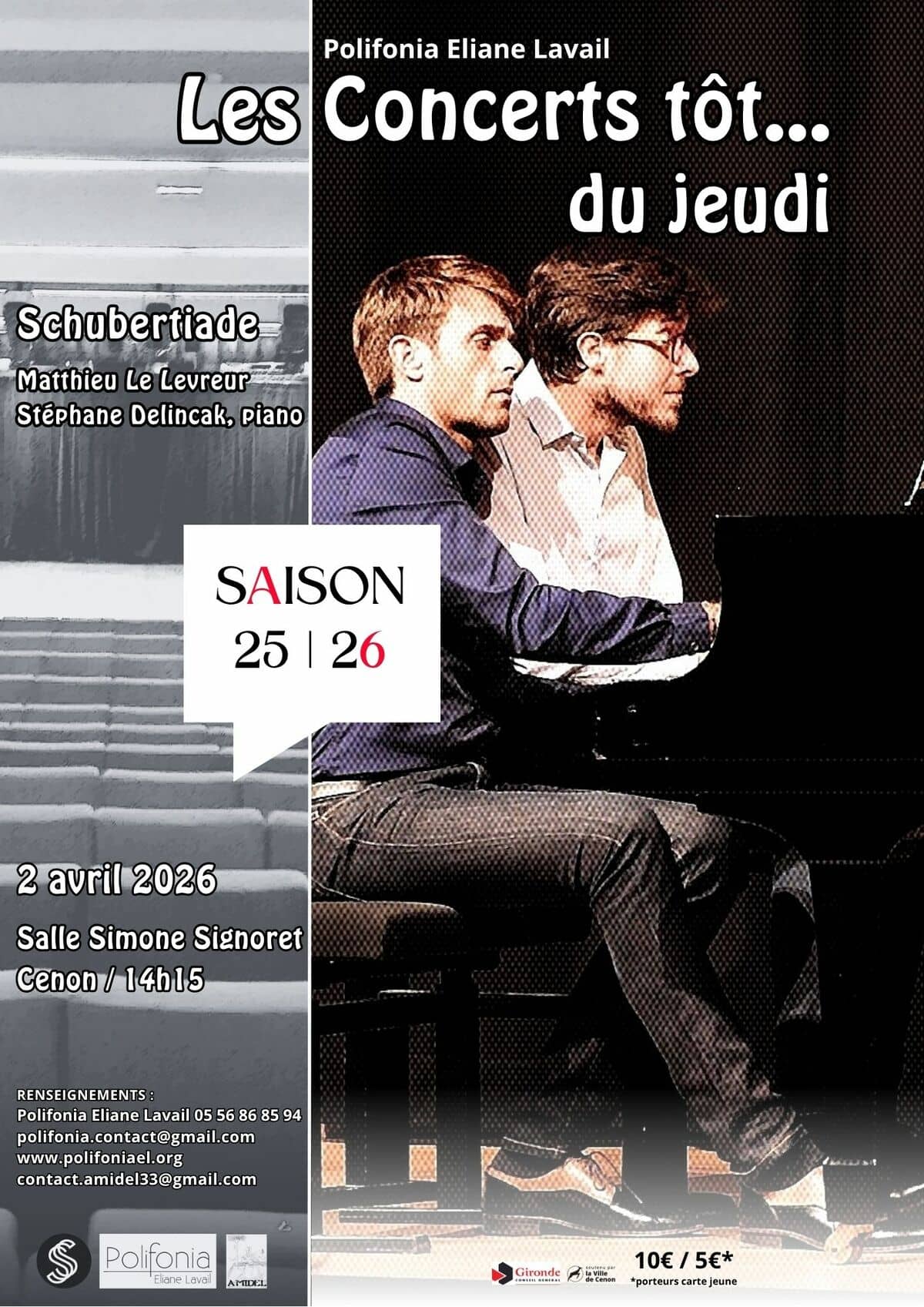 Concert tôt... Schubertiade